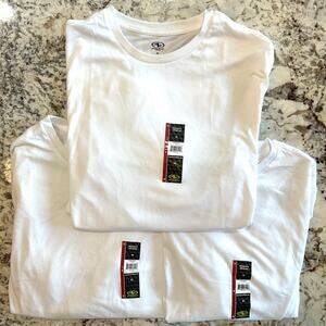 Athletic Works Men's Long Sleeve Tri Blend Tee White + Black Mens Medium (4)